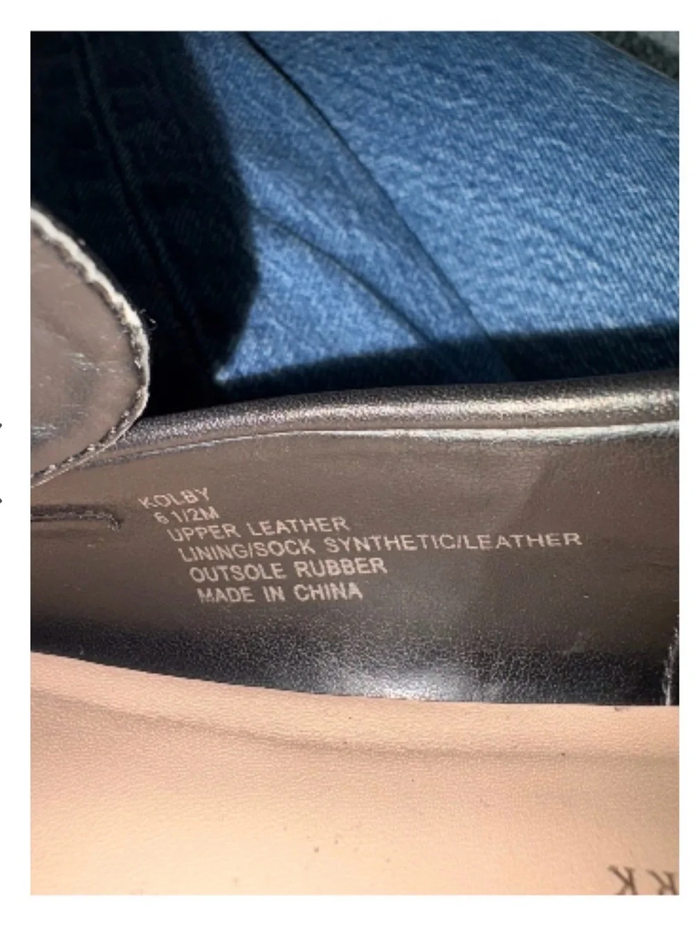 kate spade Black and Tan Leather Loafers